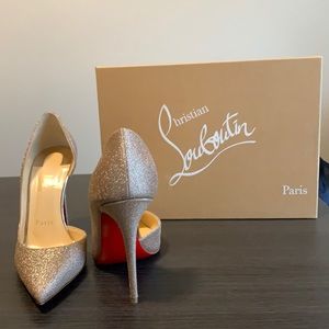 Christian Louboutin Iriza 100 glitter mini/sp courtisane